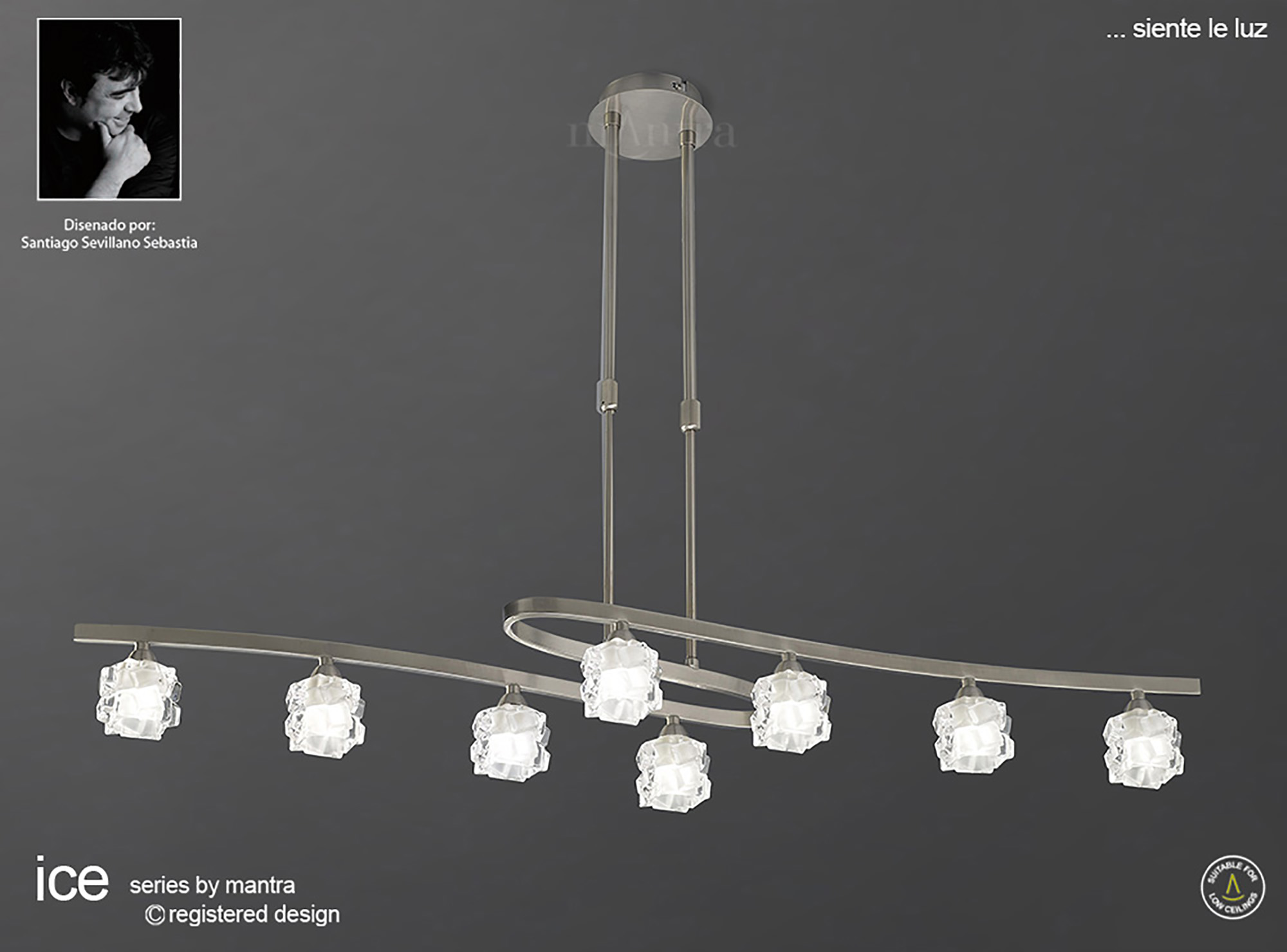 Ice SN Ceiling Lights Mantra Contemporary Ceiling Lights Ice SN Ceiling Lights Mantra Contemporary Ceiling Lights